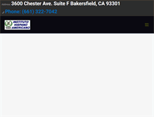 Tablet Screenshot of institutohispanoamericano.net